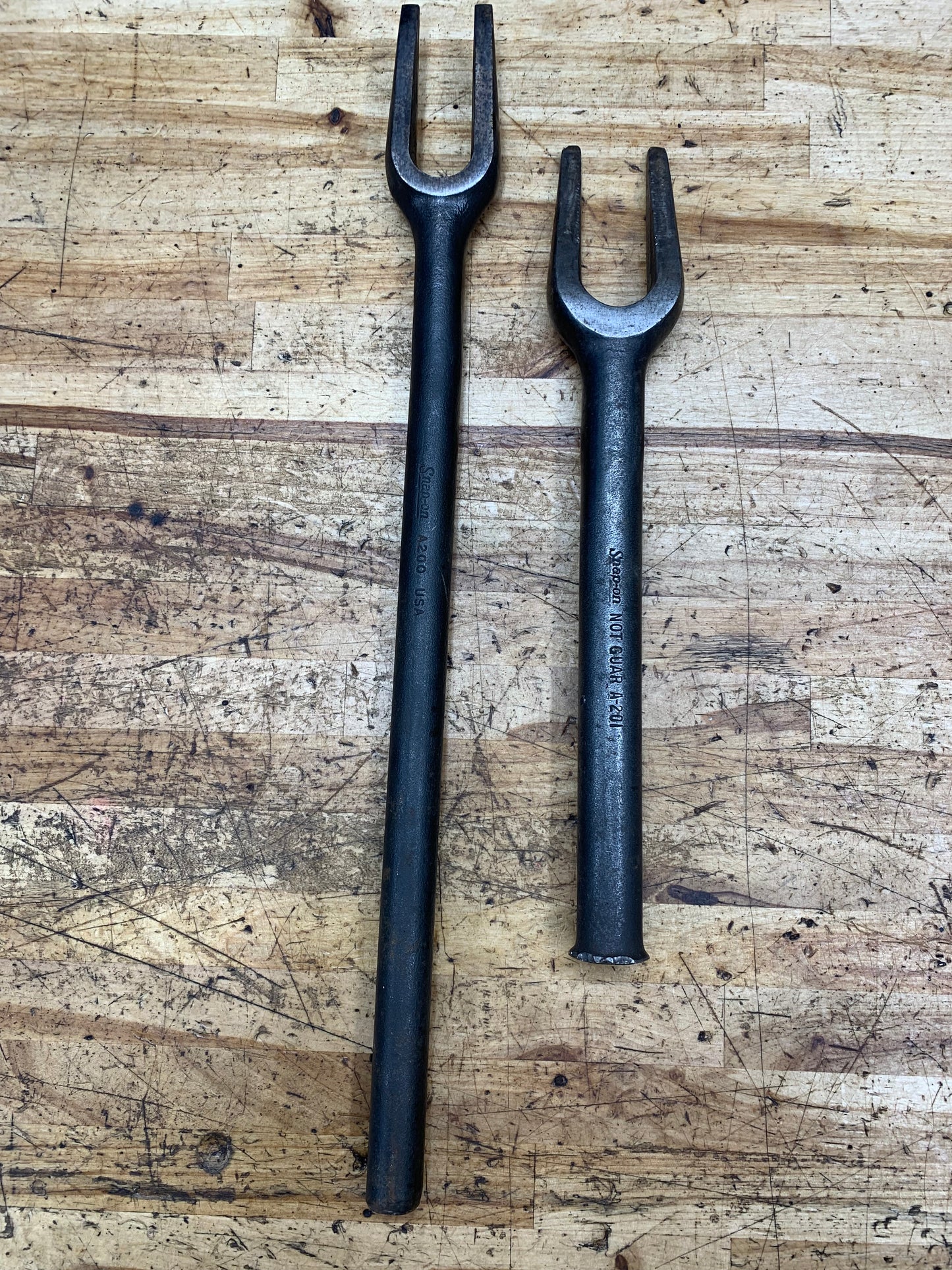 Snap on Pickle Fork Set: Tie Rod and Ball Joint Separator USA A200 & A201