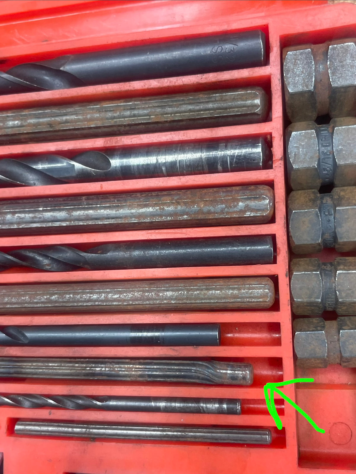 Blue Point Broken Bolt Extractor Set COMPLETE USA 1020