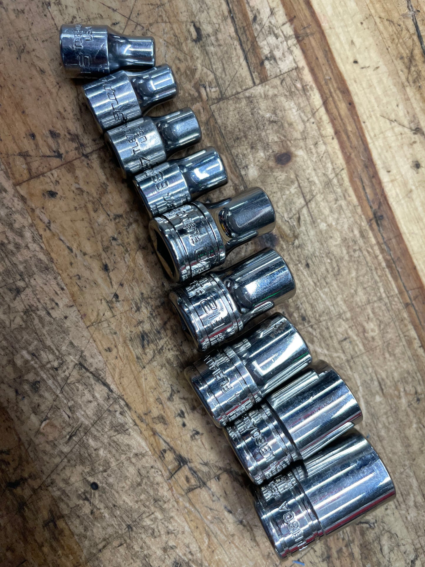 Snap On E-Torx Shallow Socket Set E5-E18 9pc USA