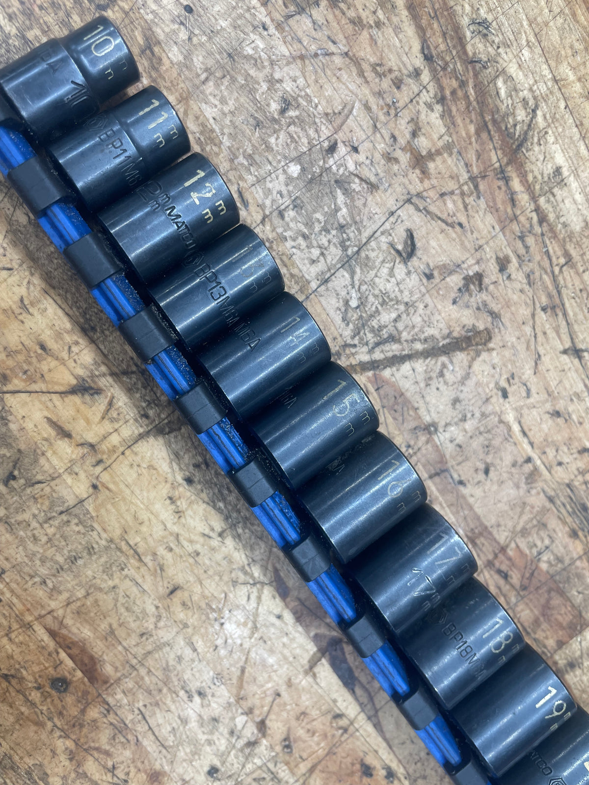 Matco 3/8” Impact Shallow Socket Set 13pc 10-22mm