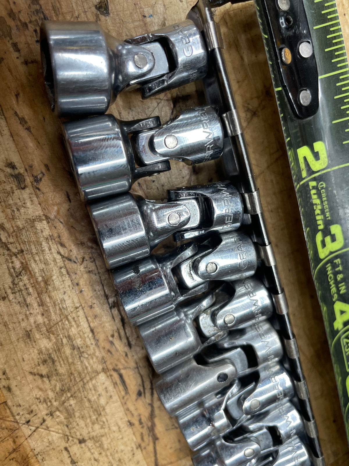 Gearwrench 1/4" Metric Universal Swivel Socket Set 12pc 5-15mm 80311