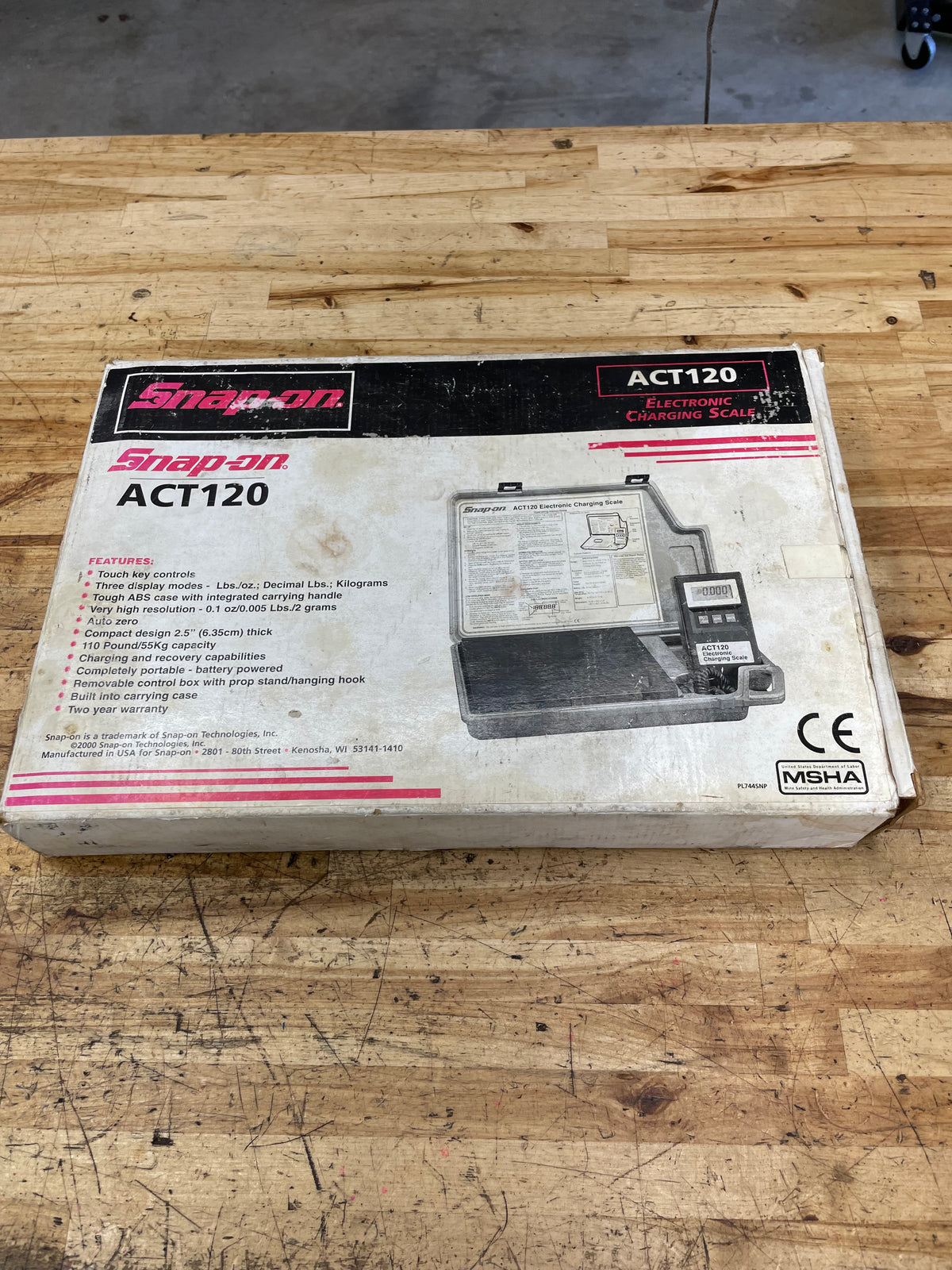 Snap On Electronic Charging Refrigerant Scale ACT120