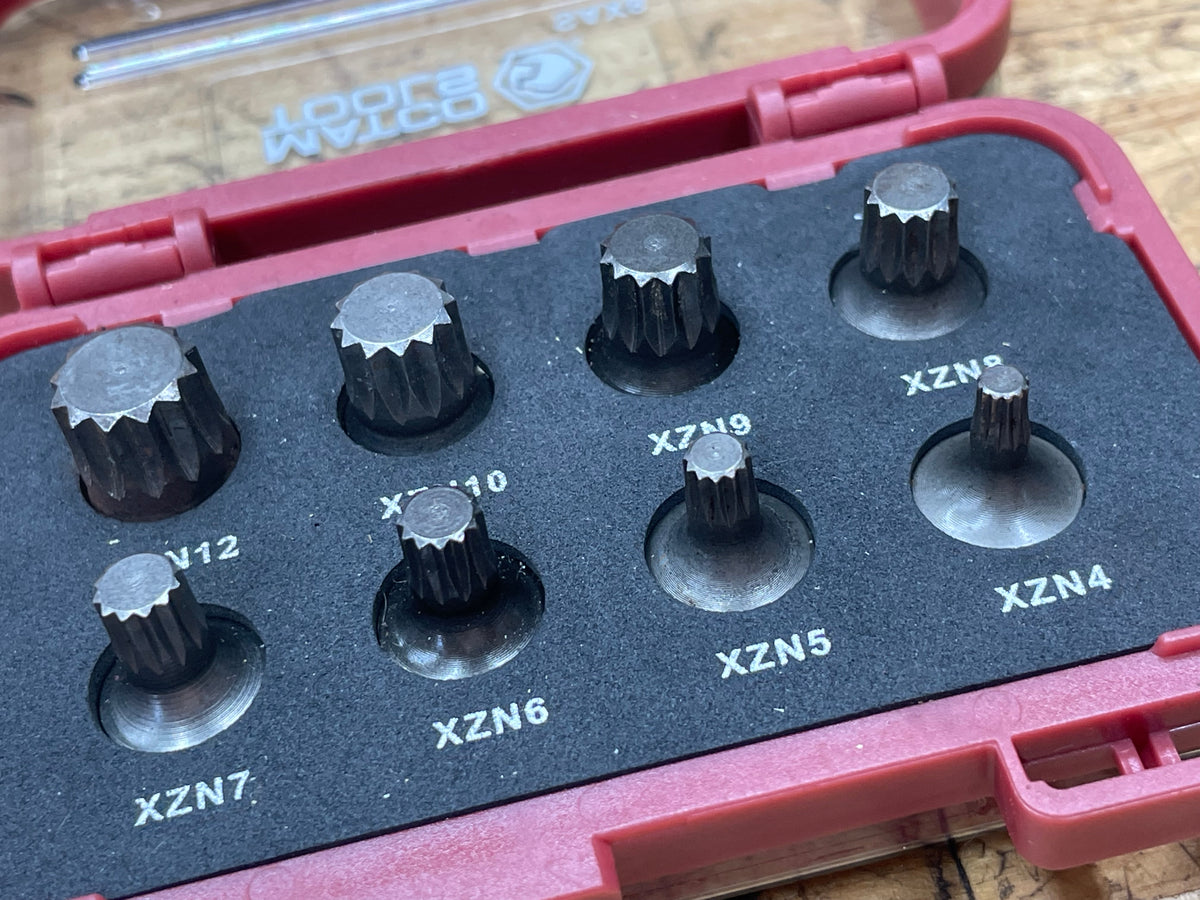 Matco Triple Square Hex Bit Case Set SAX8