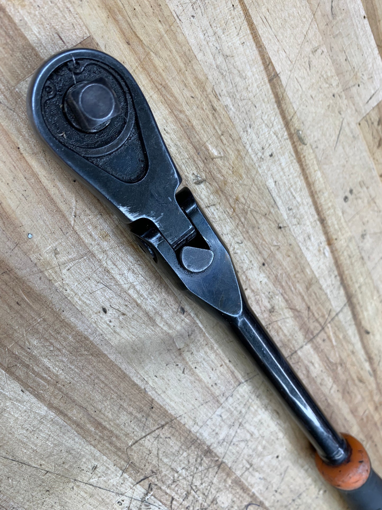 Matco 3/8" Locking Flex Head Ratchet 88 Fine Tooth Orange BFR128BLFM USA