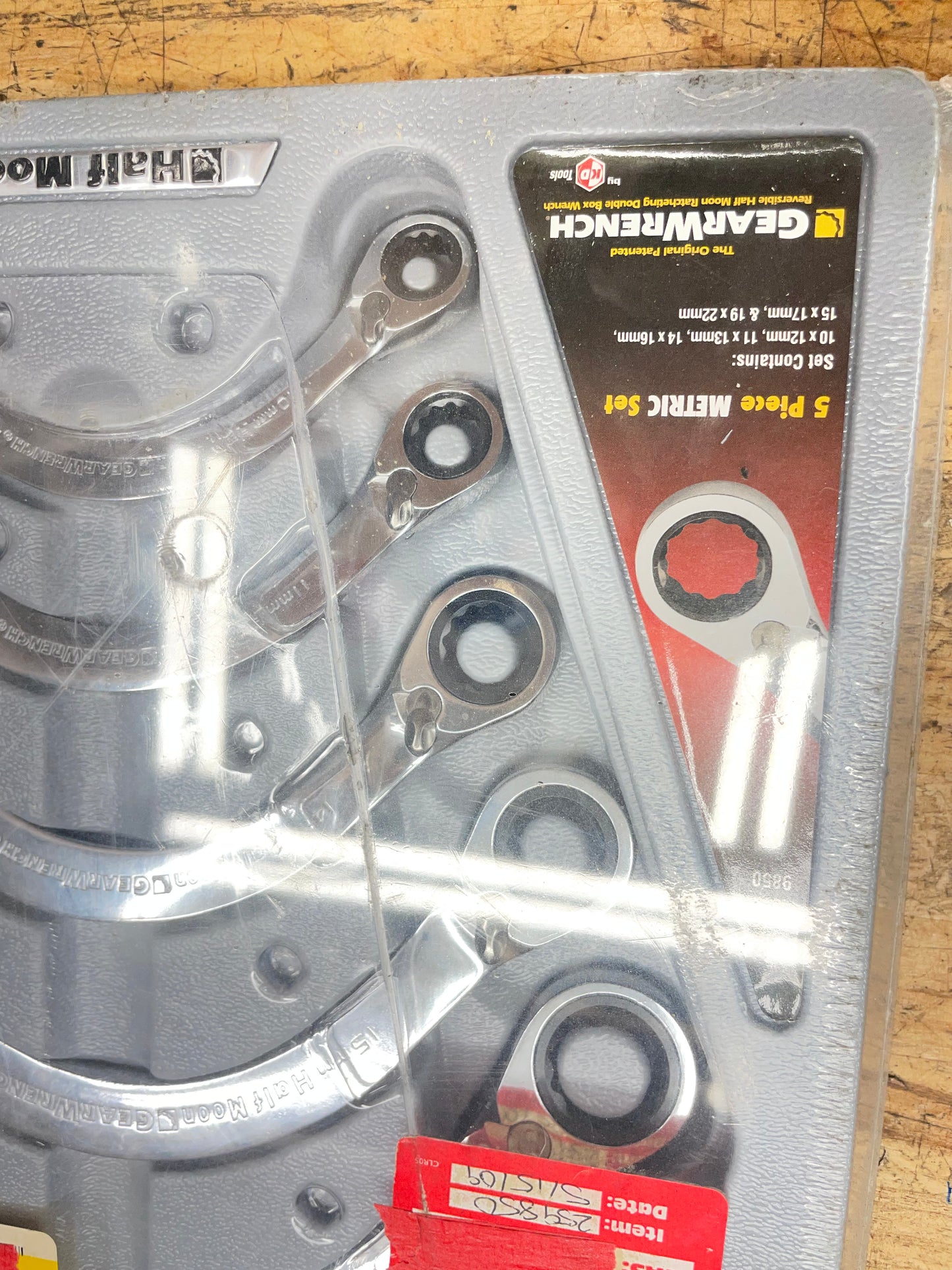 Gearwrench Metric Half Moon Obstruction Wrench Set NIB 9850