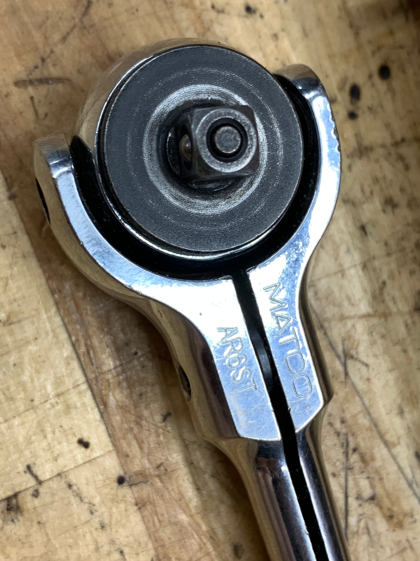 Matco 1/4" Swivel Head Ratchet READ DESCRIPTION AR6ST