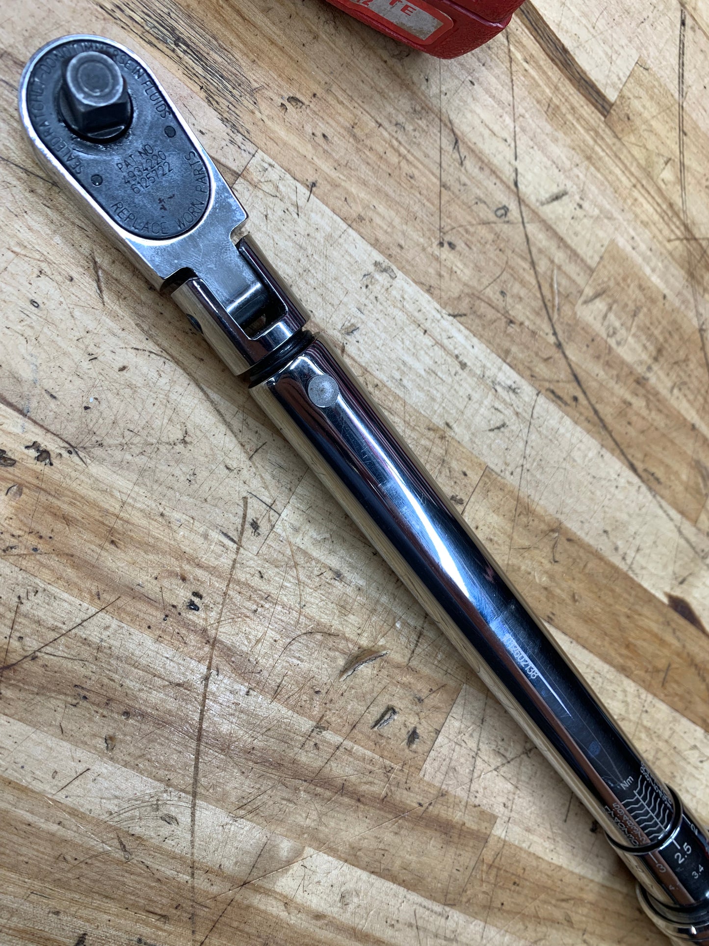 Snap On 3/8” Flex Head Torque wrench 5-75ft.Lb. QD2FR75E USA