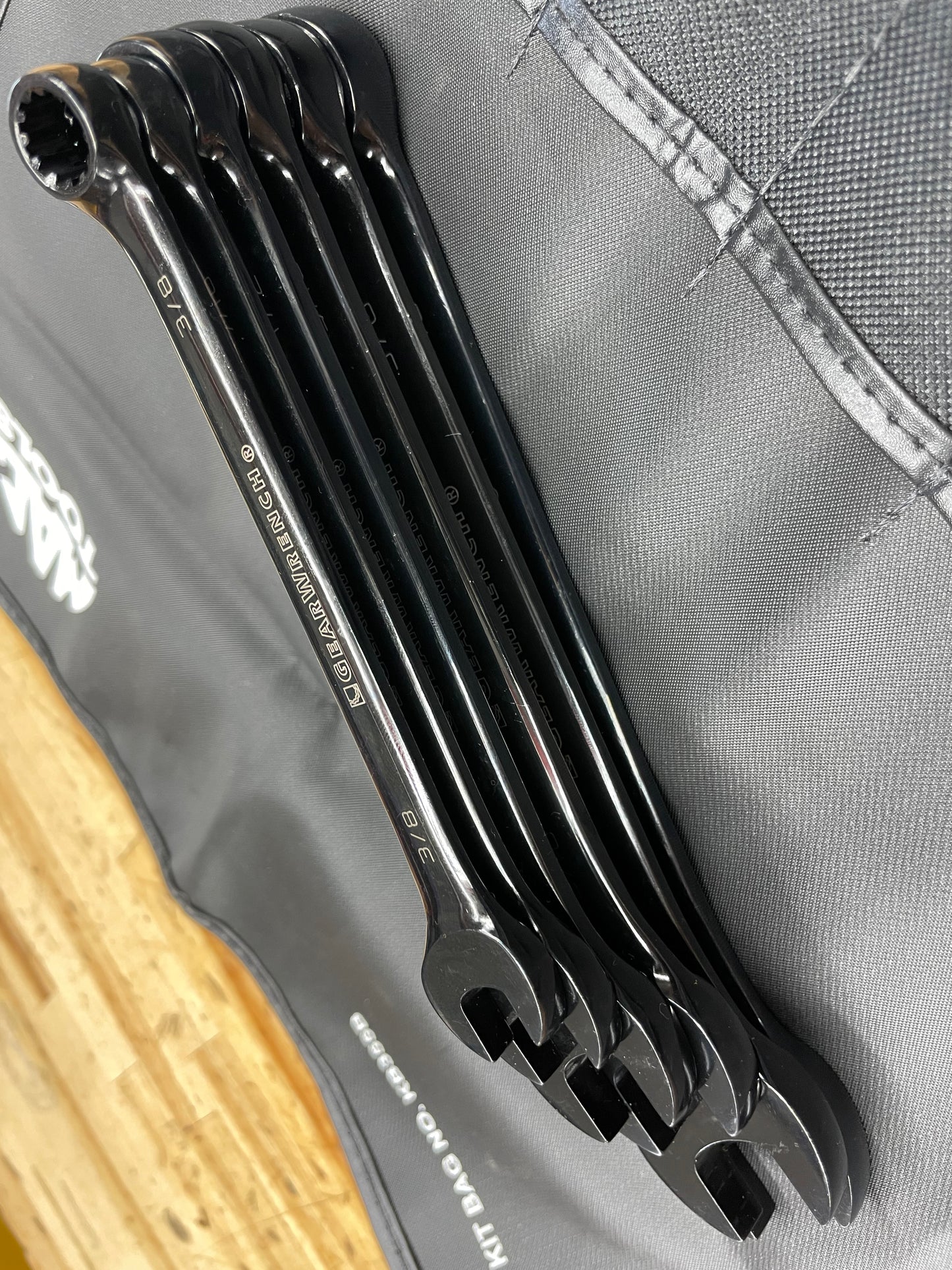 Gearwrench SAE Combo Wrench Set RARE Gloss Black 6pc 3/8”-11/16” BRAND NEW