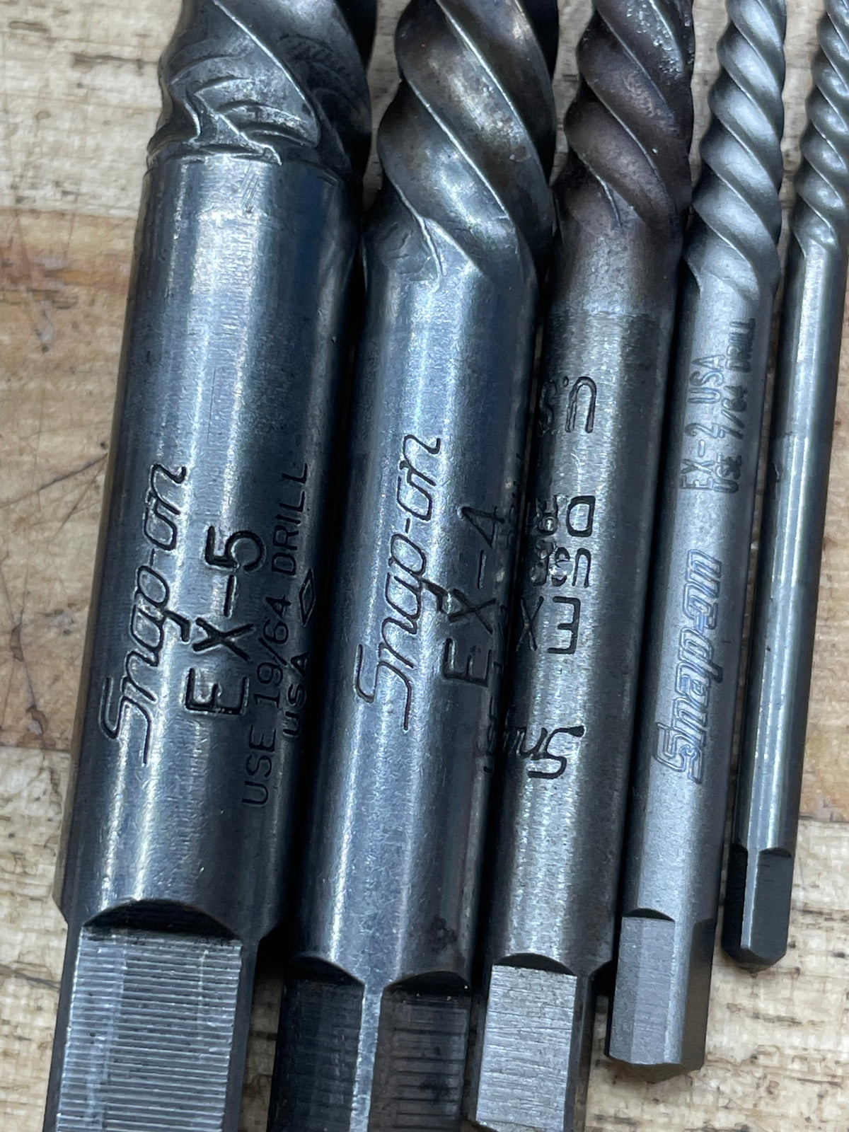 Snap On Broken Bolt Extractor Set USA DEX10