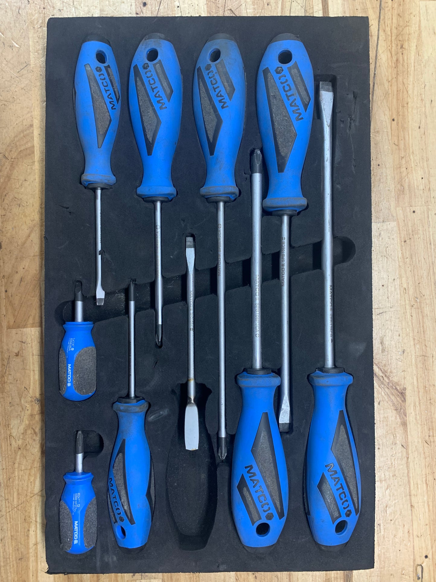 Matco 10pc screwdriver set READ SSPCB10C
