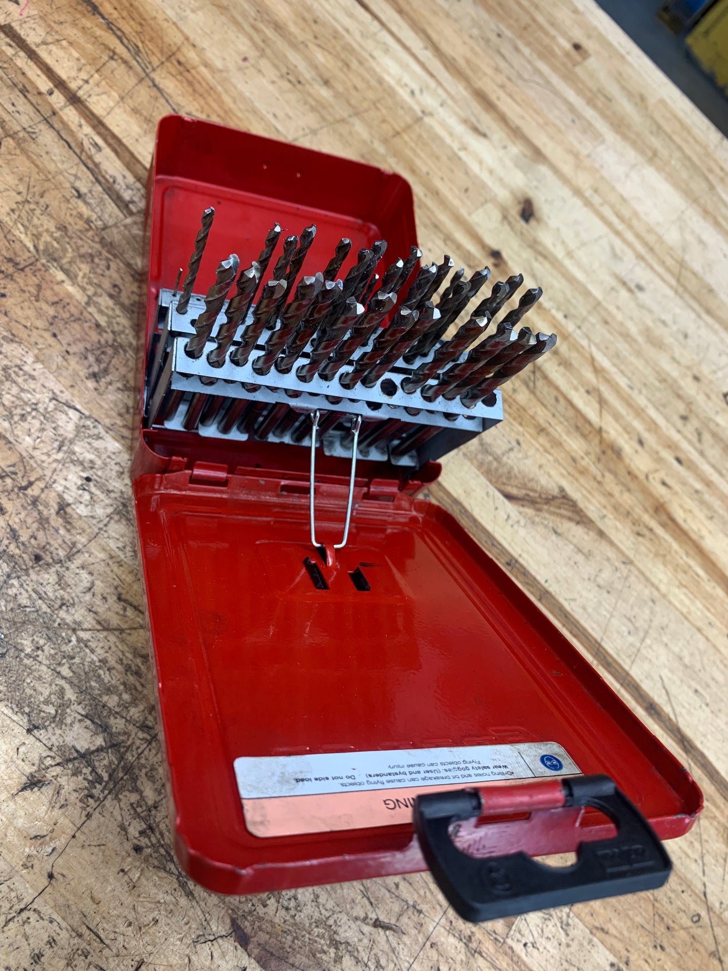 Snap On 60pc Cobalt Wire Gauge Drill Bit Set USA DBC260A