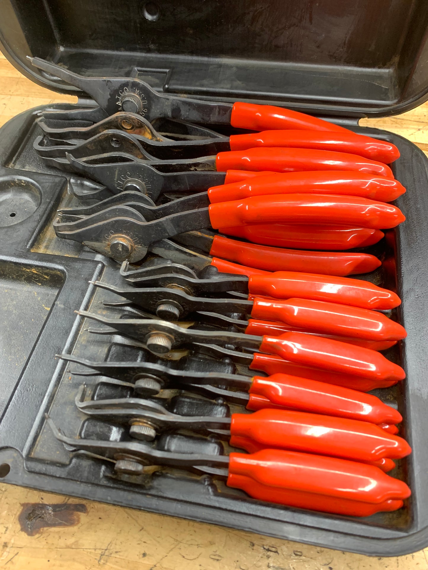 Matco 12pc Snap Ring Case Set USA MST250