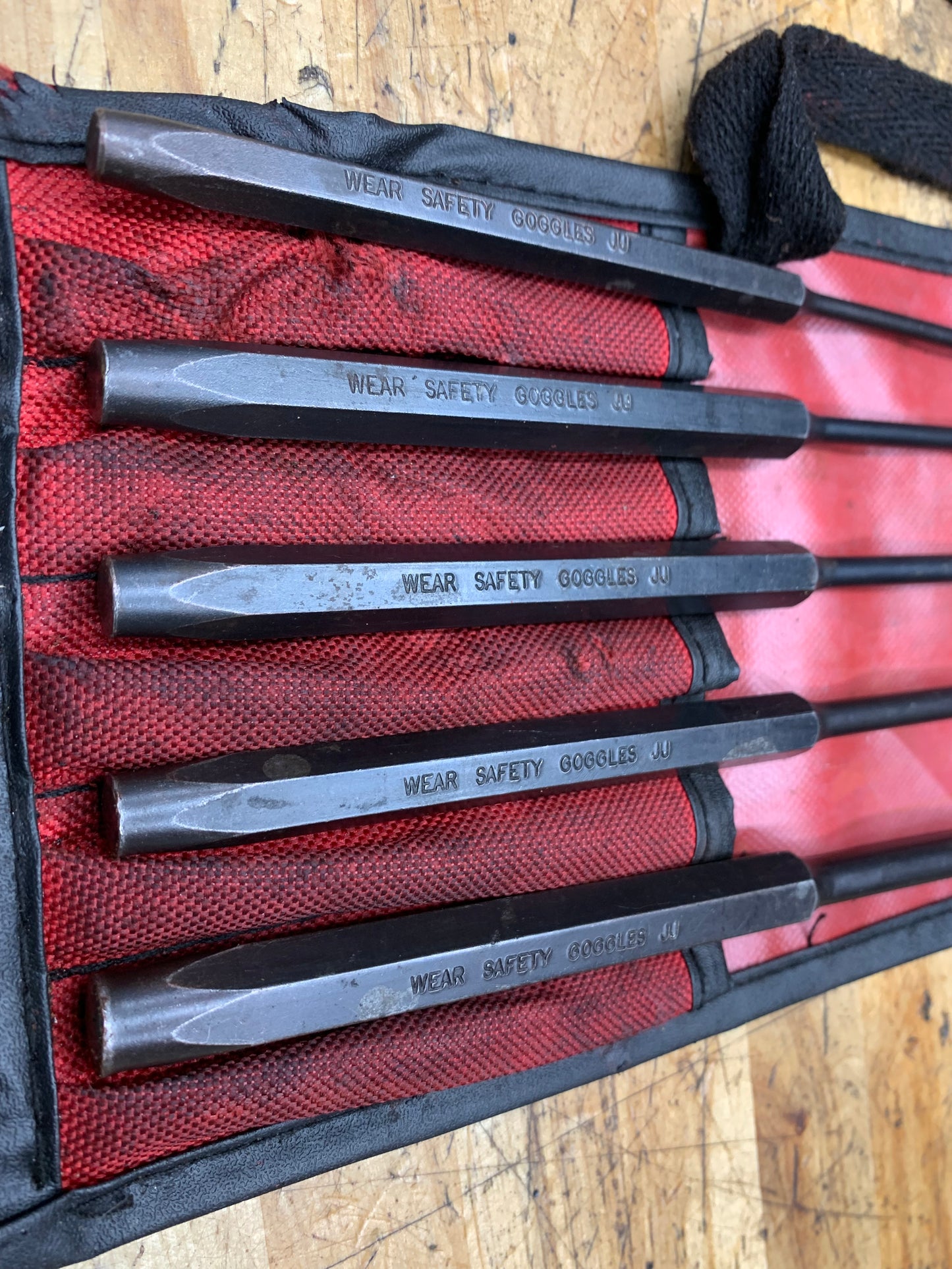 Matco Long Pin Punch 5pc Set USA SPPL5KA