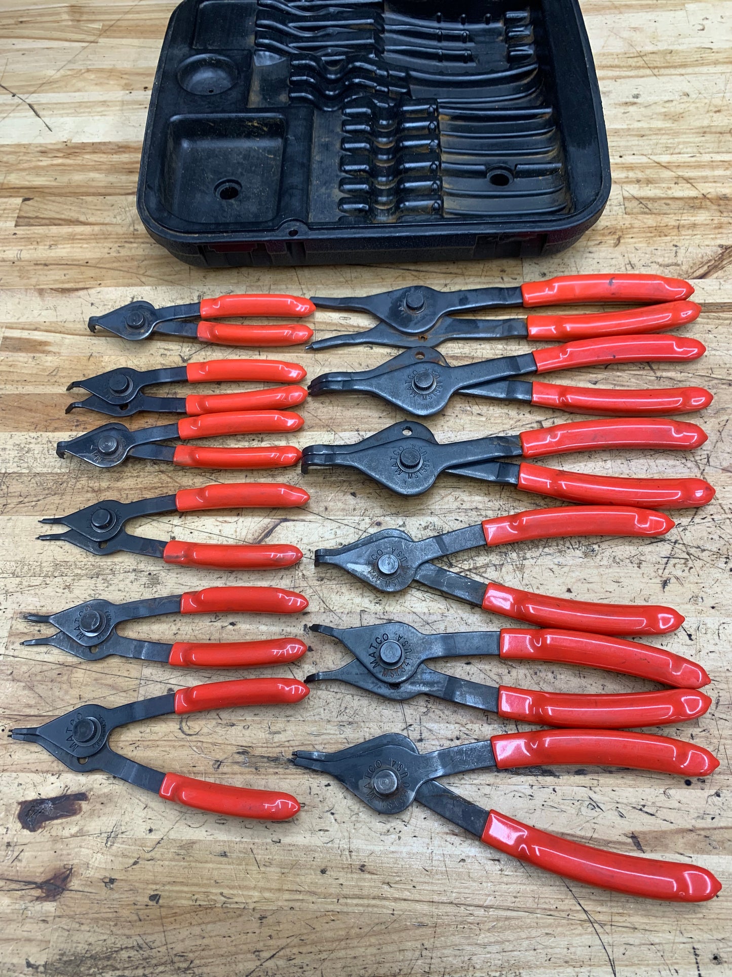 Matco 12pc Snap Ring Case Set USA MST250