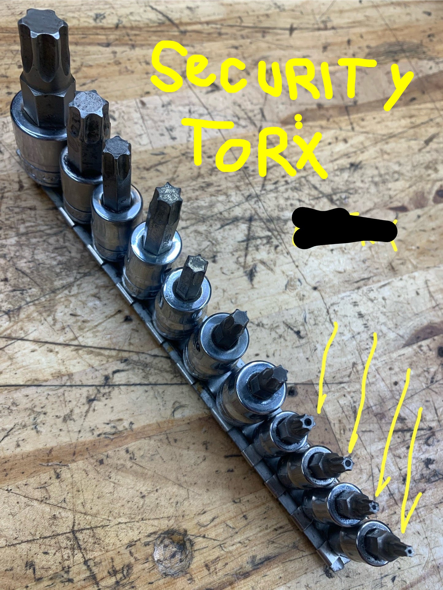 Snap On Torx* Socket Set 11pc T60-T10