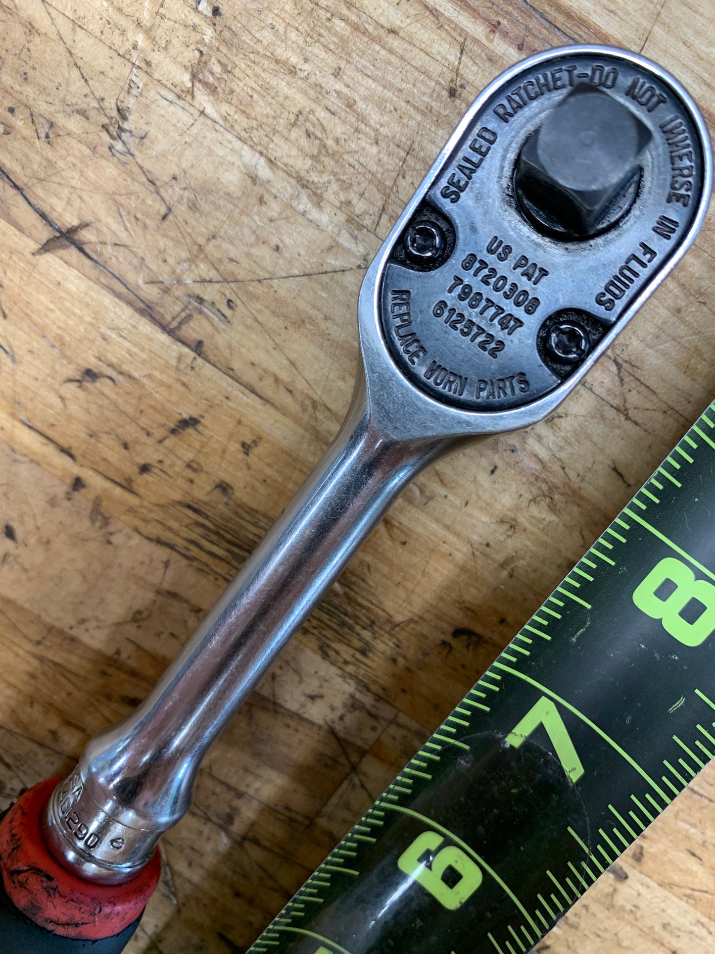 Snap On 3/8" Soft Grip Ratchet USA FH80