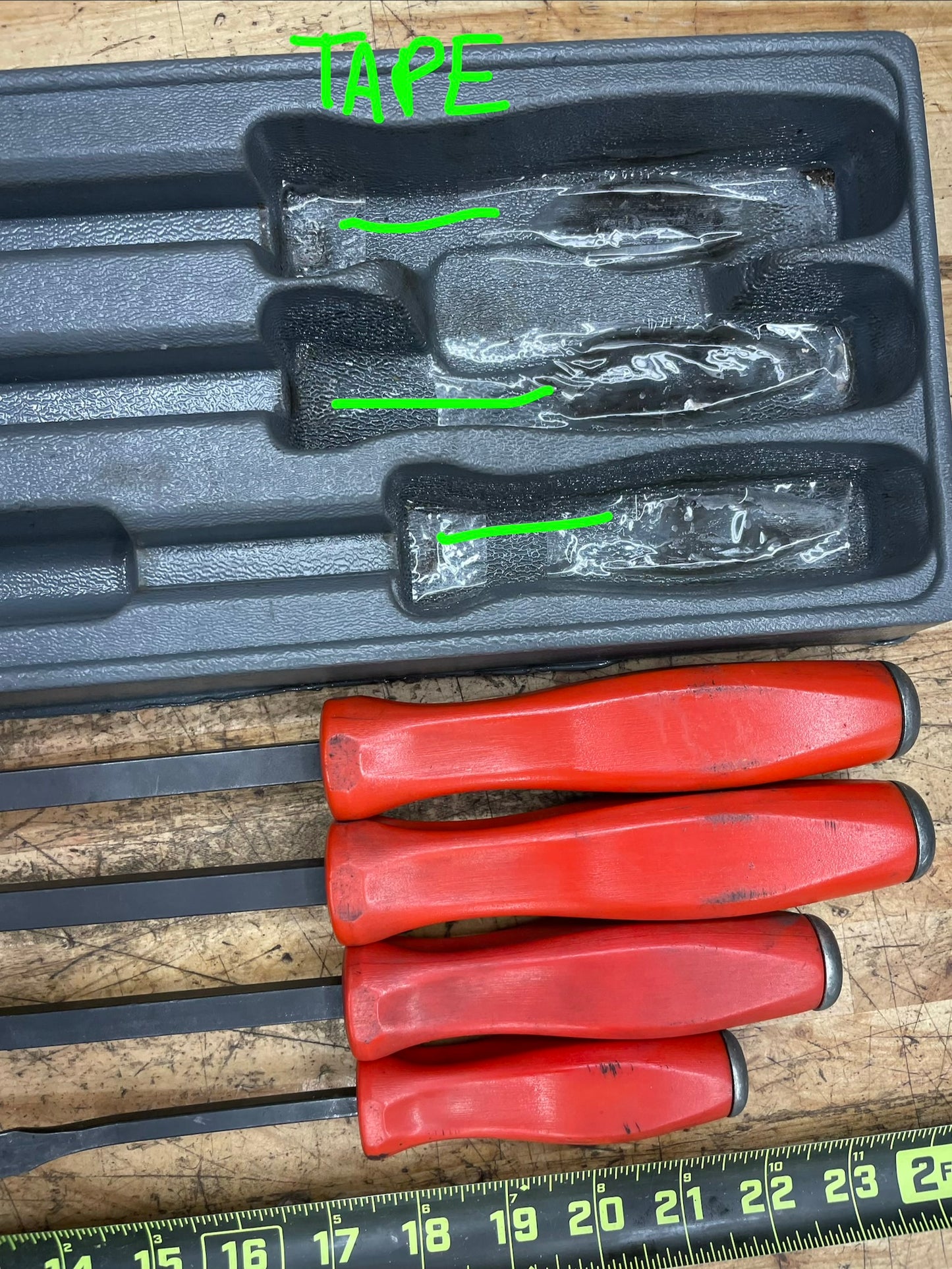 Snap On Striking Prybar Set 4pc. USA SPB704