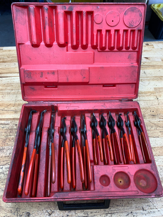 Mac Tools 12pc Snap Ring Plier Set USA PK1250