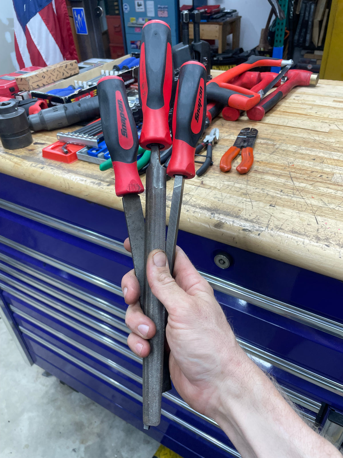 Snap On Instinct Handle File Set 3pc.