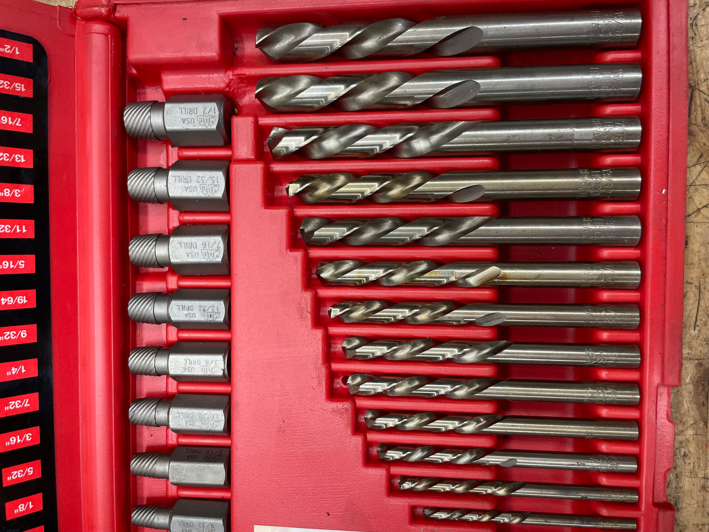 Mac Tools 35pc. Broken Bolt Extractor Set With Left Hand Cobalt Bits 35LHDES