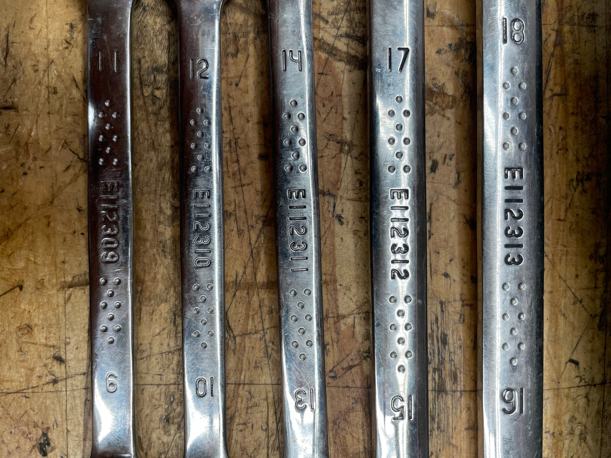 Expert Metric Flare Wrench Set 5pc 9-19mm E112503