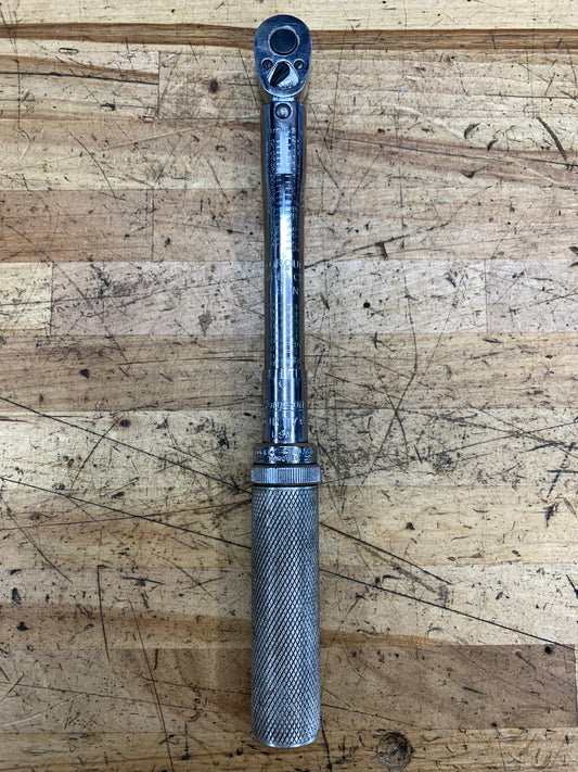 Snap On 1/4” Torque Wrench 30-200 in lb. USA QJR117C