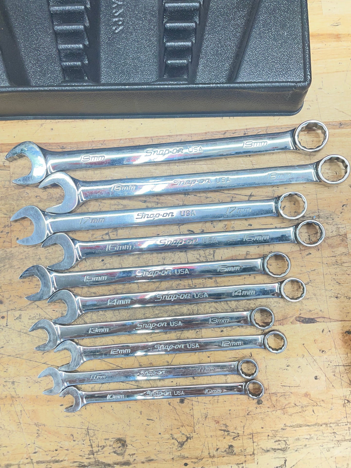 Snap On Metric Combo Wrench Set FD+ 10pc USA SOEXM710