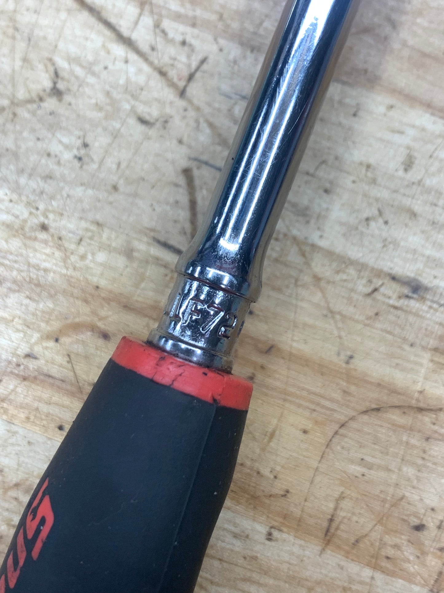 Snap On 1/4” Flex Head Long Soft Grip Ratchet USA THLLF72