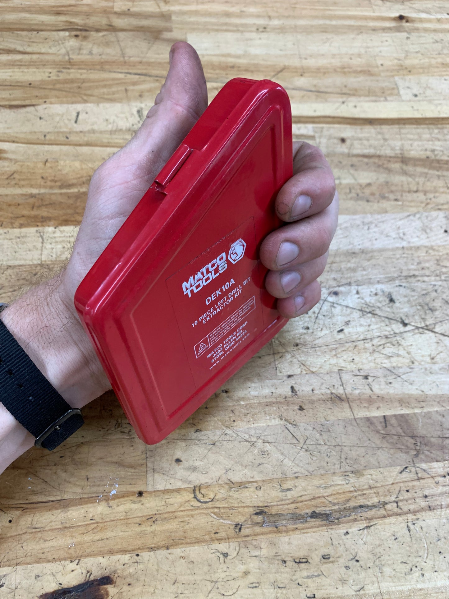 Matco Broken Bolt Extractor Set LIKE NEW DEK10A