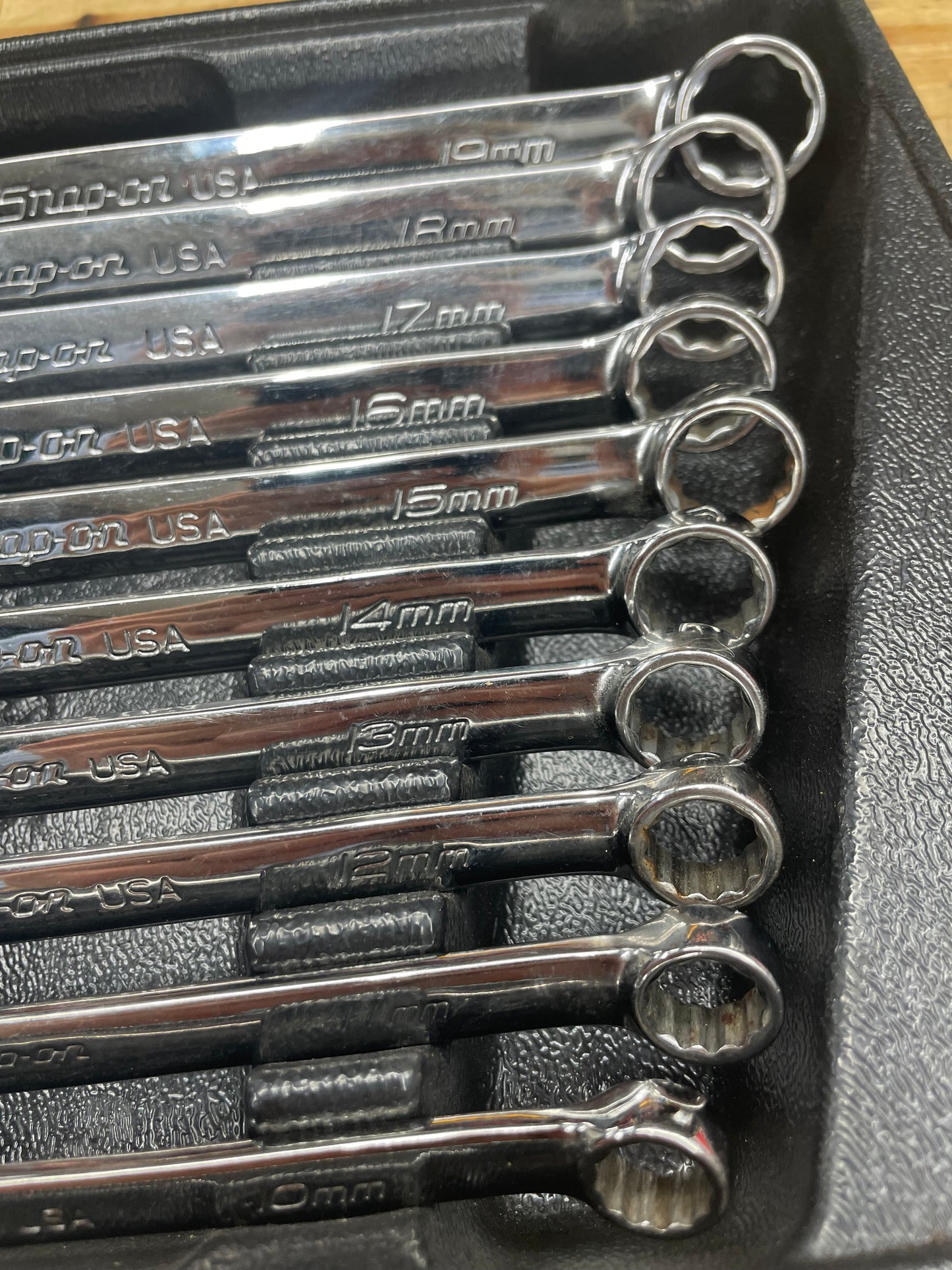 Snap On Metric Combo Wrench Set FD+ 10pc USA SOEXM710