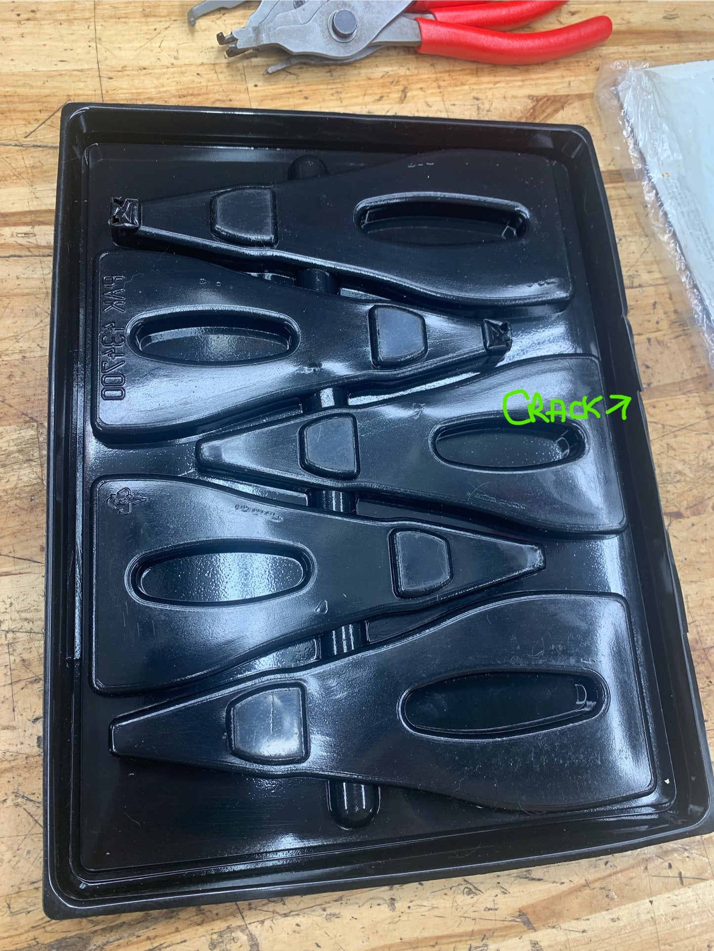 Snap On Snap Ring Plier Tray Set 5pc USA SRPC105