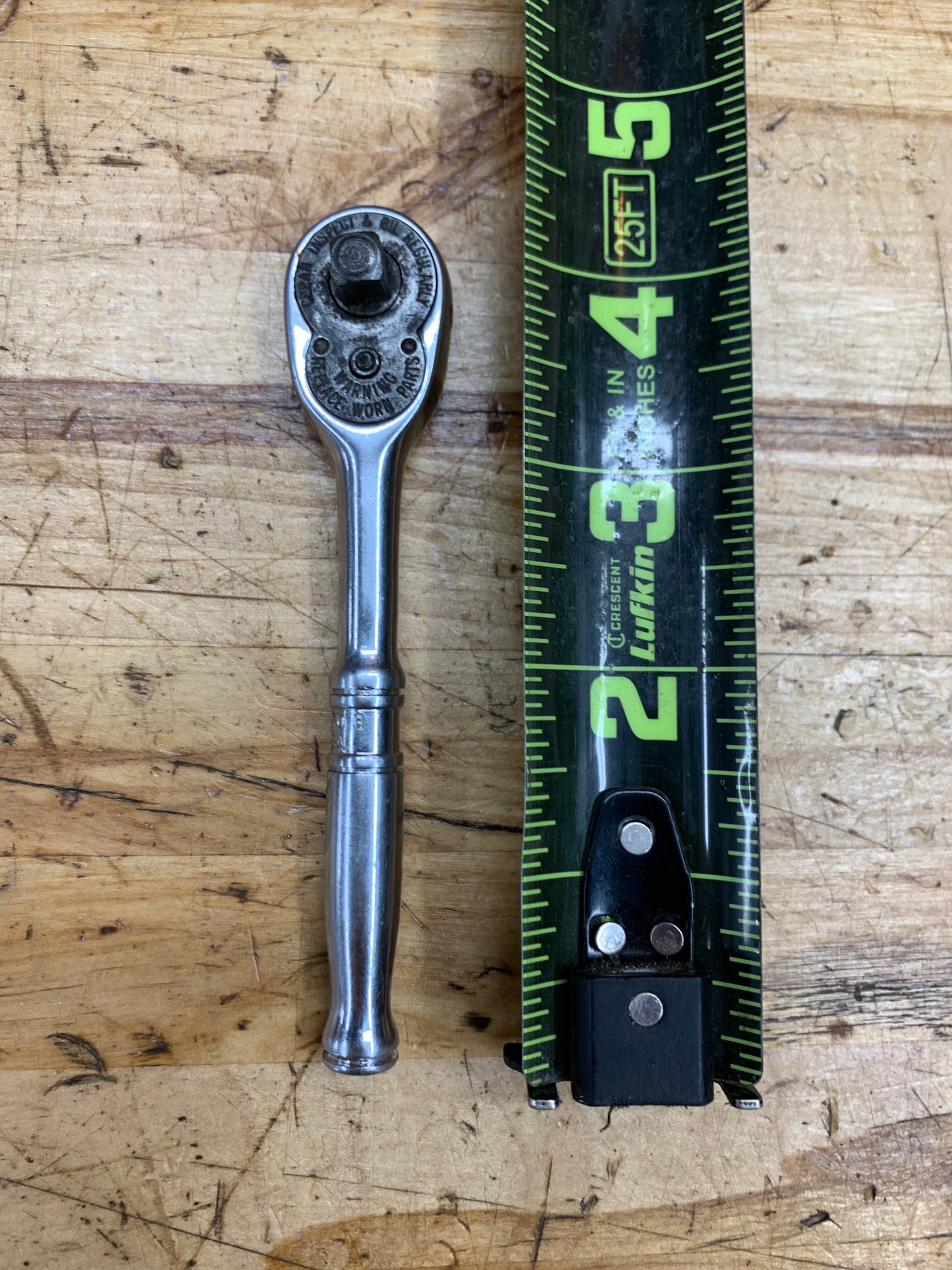 Snap On 1/4" Ratchet Vintage USA TM70B