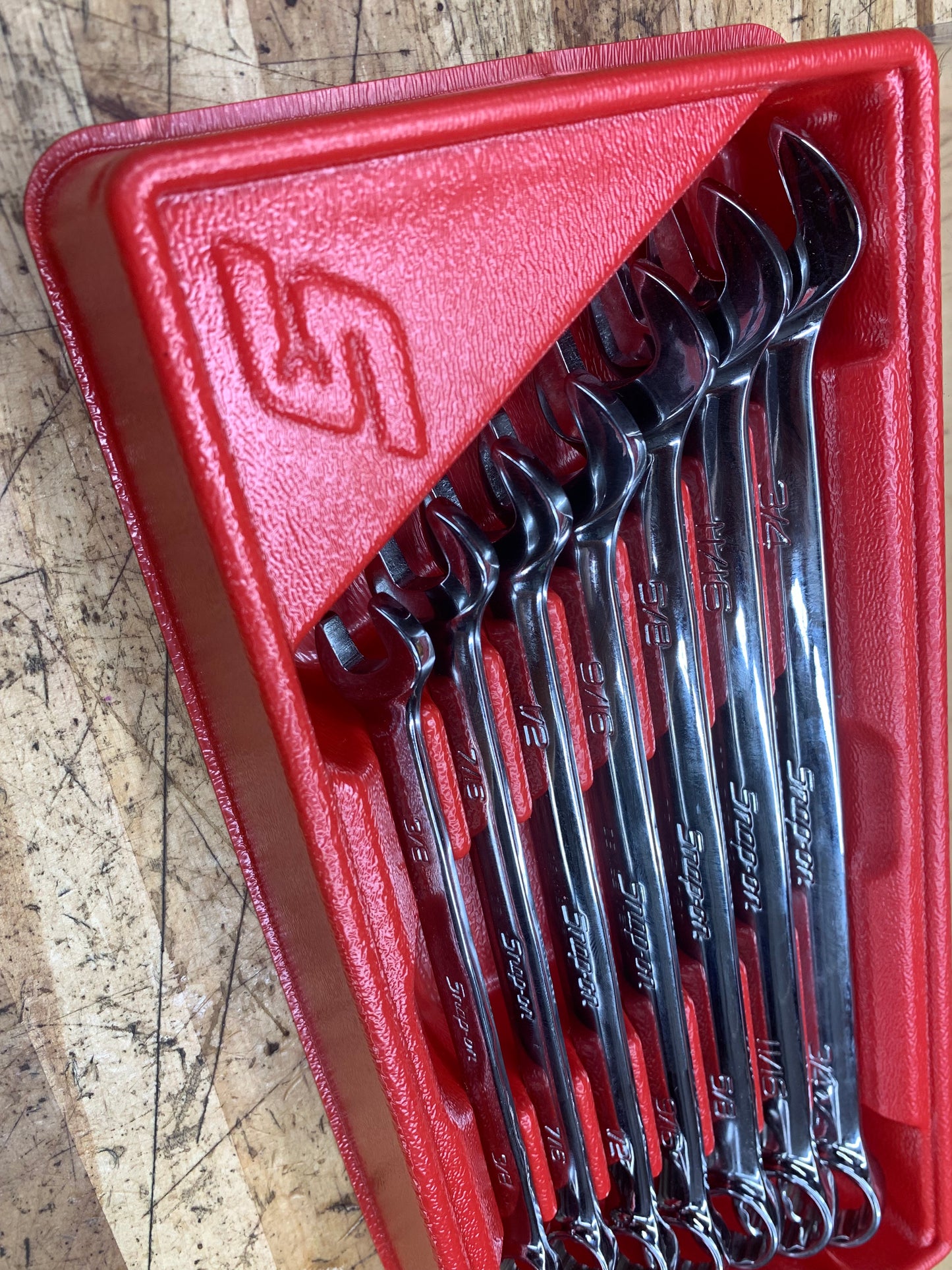 Snap On SAE Combo Wrench Set Flank Drive 7pc BRAND NEW USA SOEX707