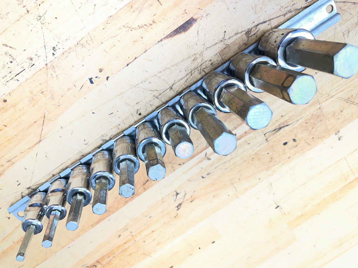 Snap On 3/8" Metric Hex Key Socket Set 11pc USA 211EFAMY