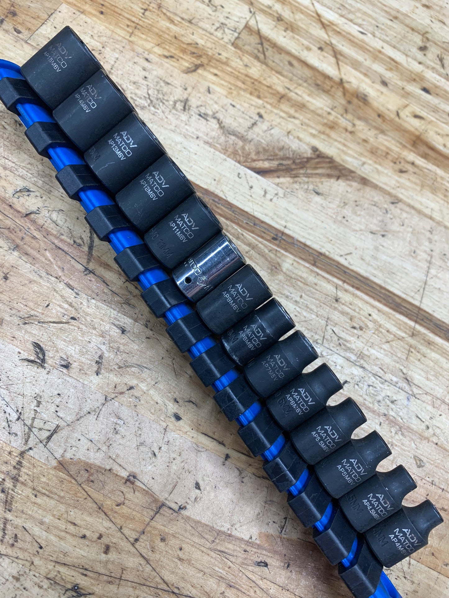 Matco 1/4” Metric Impact Shallow Socket Set 14pc SAPM146V