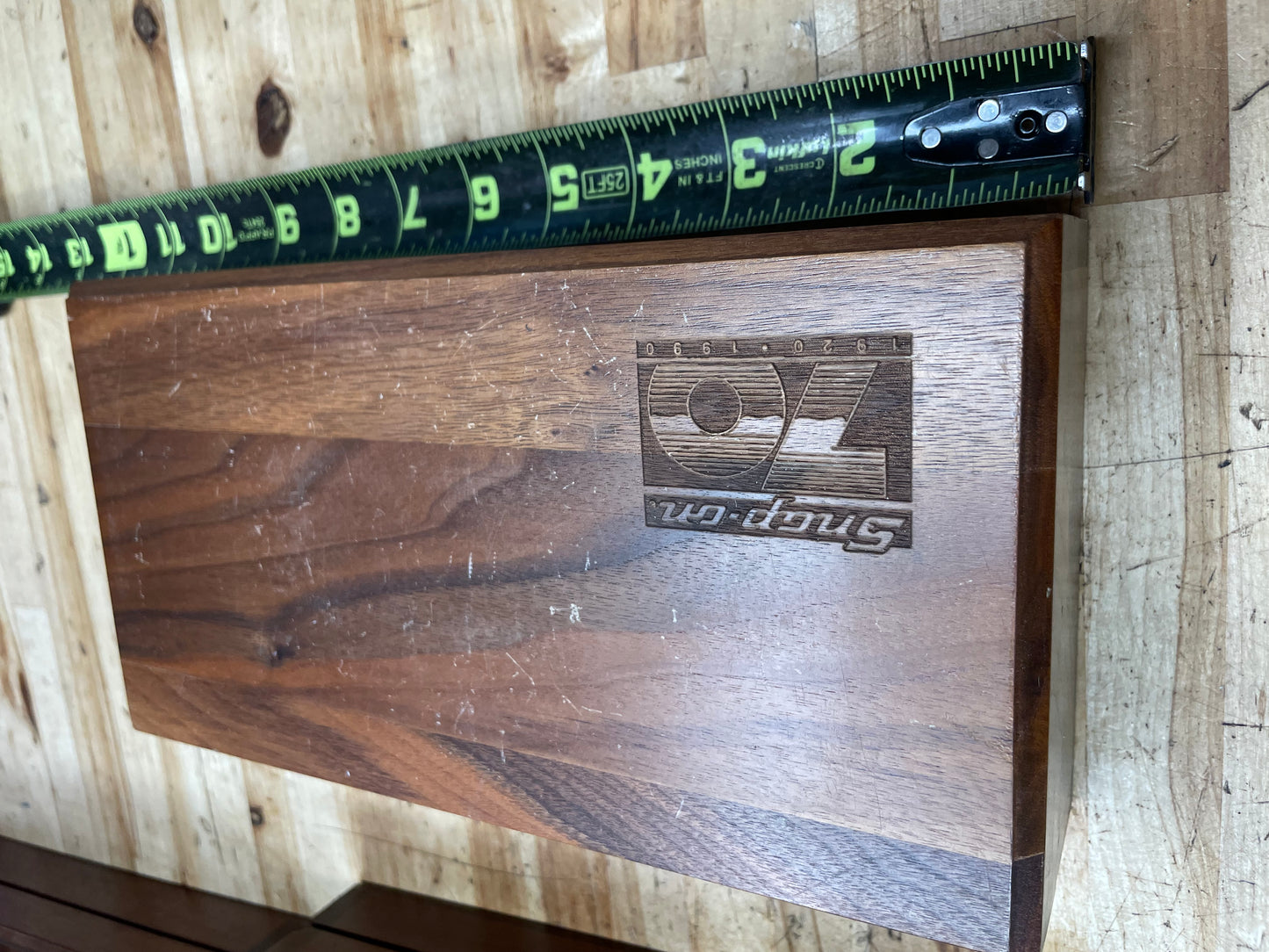 Snap On 70th Anniversary Edition 1990 24K Gold Engraved SAE Socket/Ratchet Set USA