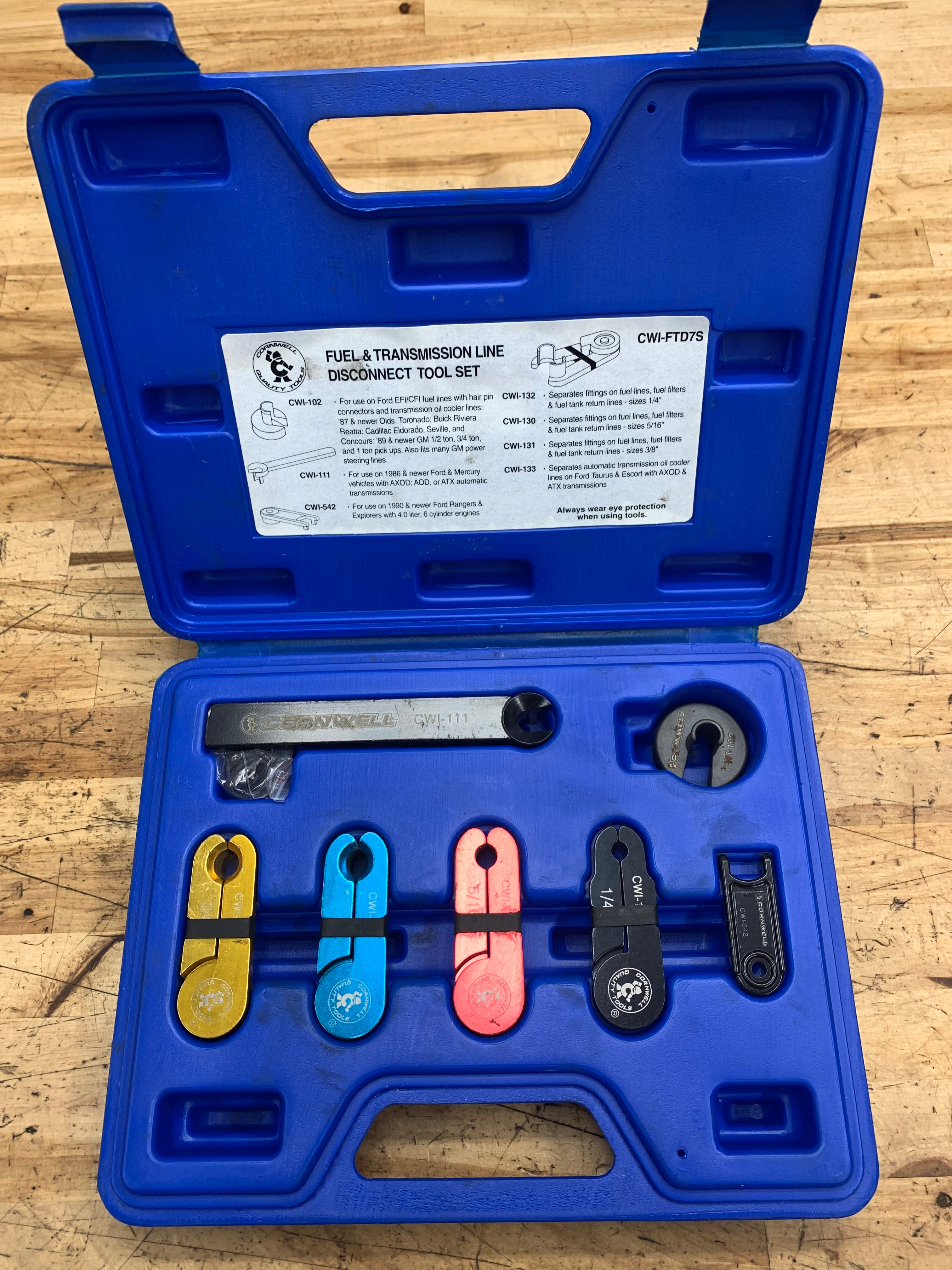 Cornwell Fuel Line Disconnect Set CWI-FTD7S – MRC Tools LLC