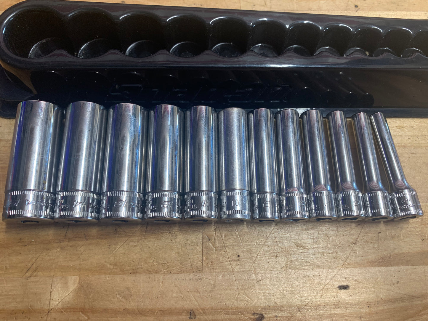 Snap On 1/4" Deep Metric Socket Set.  111STMMDY