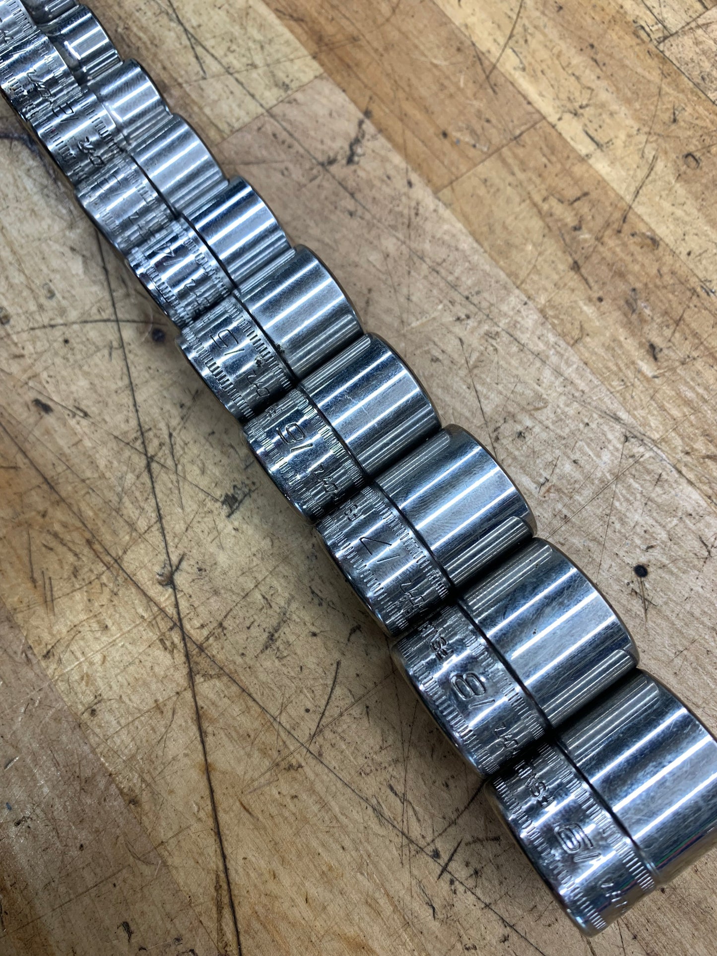 Snap On 3/8" Metric Shallow Socket Set 14pc 212FSMY