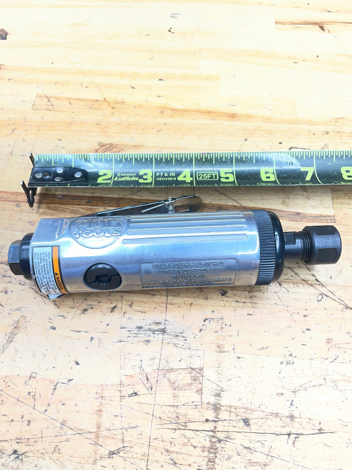 Mac Tools Air Die Grinder Straight EXCELLENT CONDITION AG25