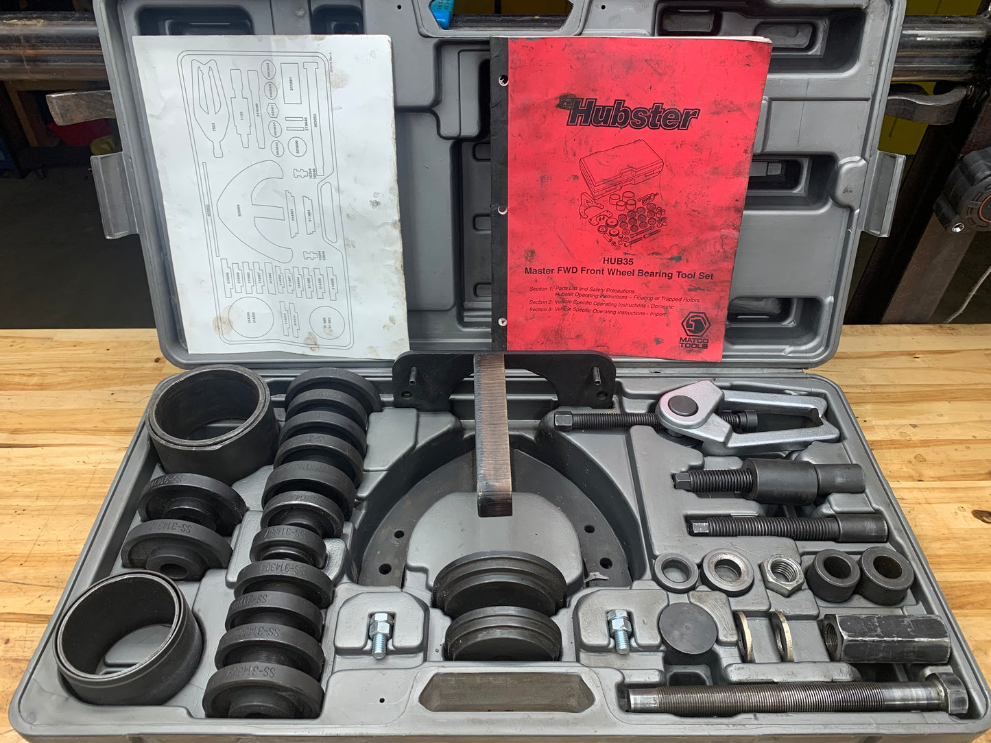 Matco Master FWD Wheel Bearing Tool Kit HUBSTER HUB35
