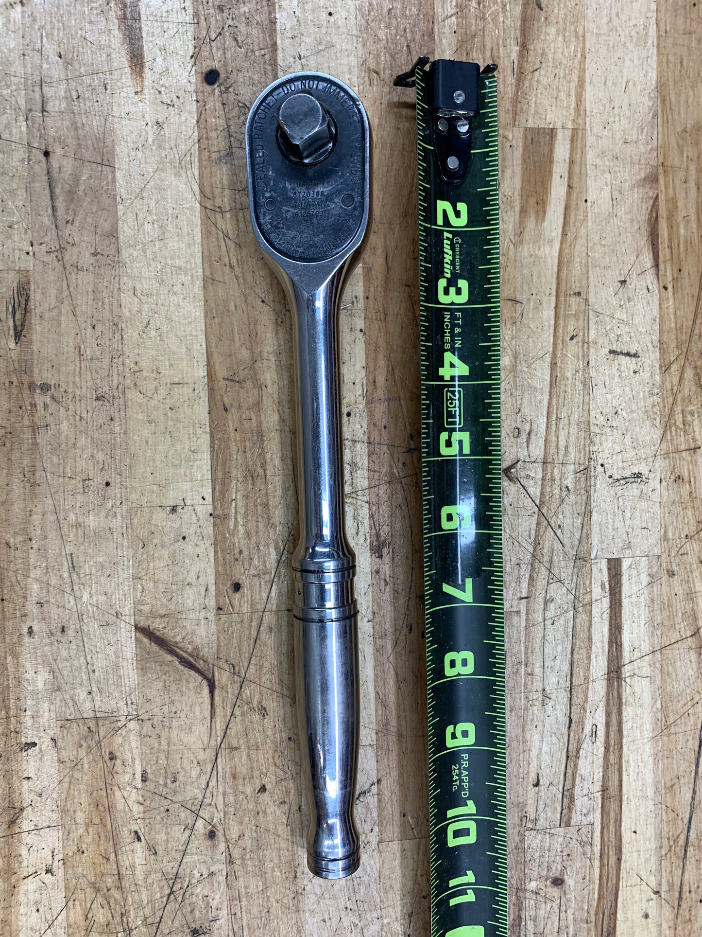 Snap On 1/2" Ratchet Chrome S80A