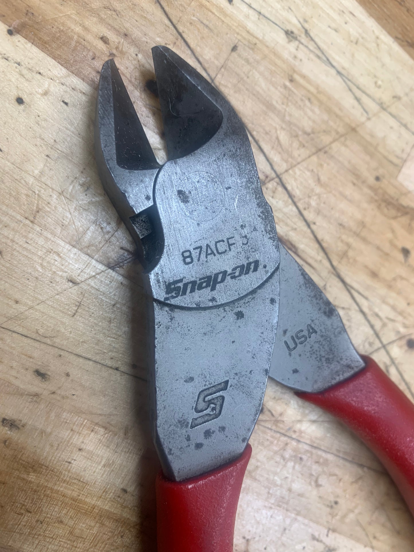 Snap On Full Size Side Cutters Dykes Pliers 87ACF