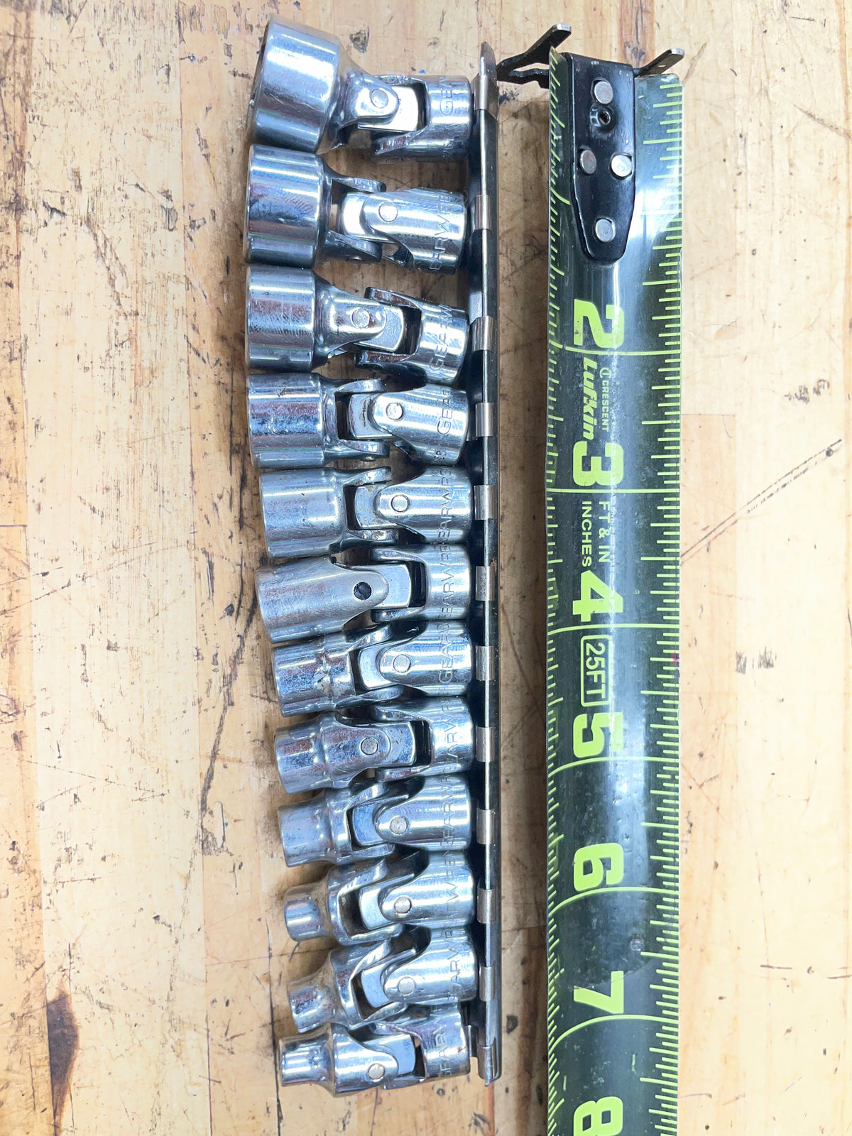 Gearwrench 1/4" Metric Universal Swivel Socket Set 12pc 5-15mm 80311
