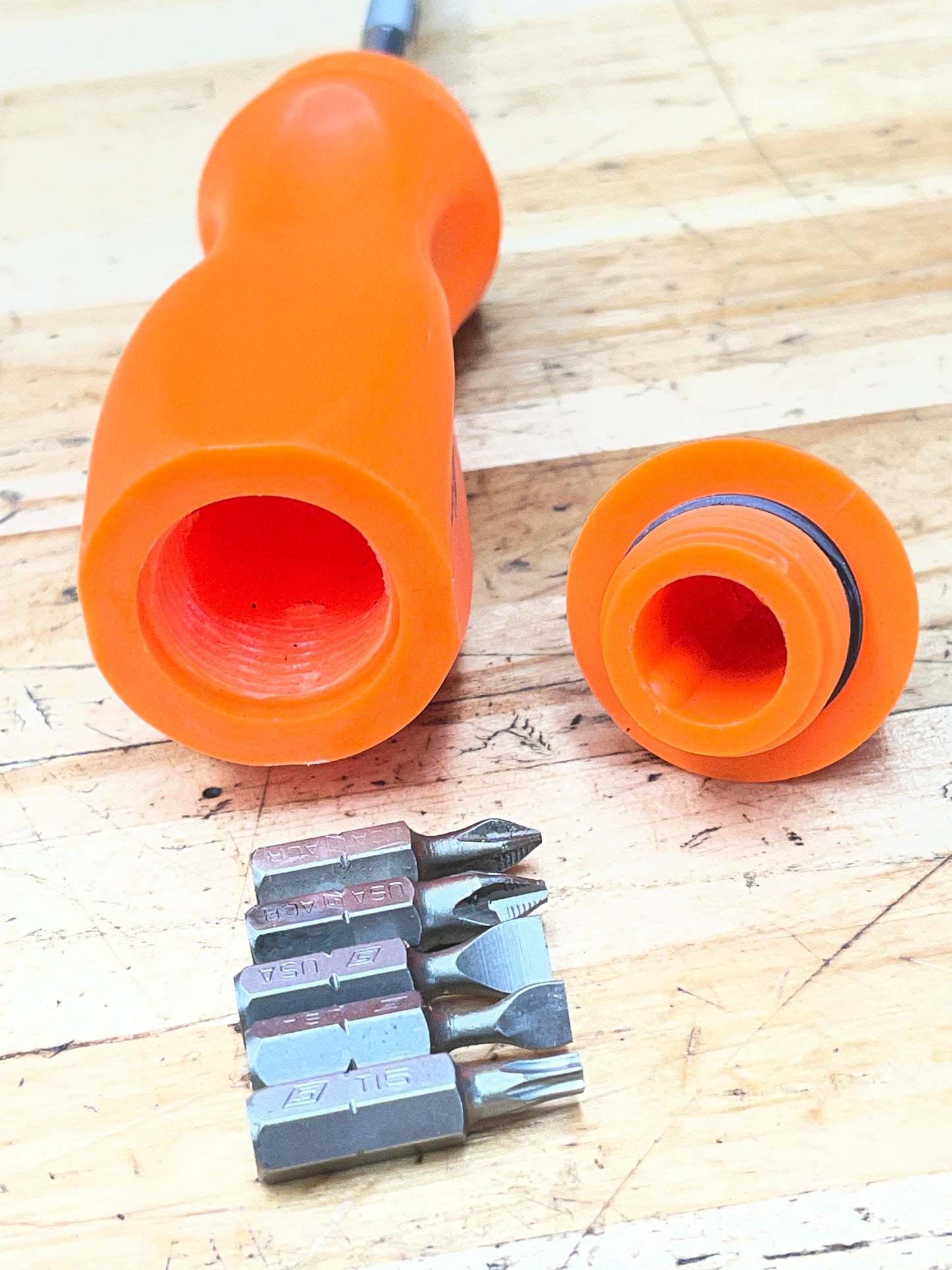 Snap On Long Ratcheting Screwdriver Orange Hard Handle USA BRAND NEW SSDMR8A
