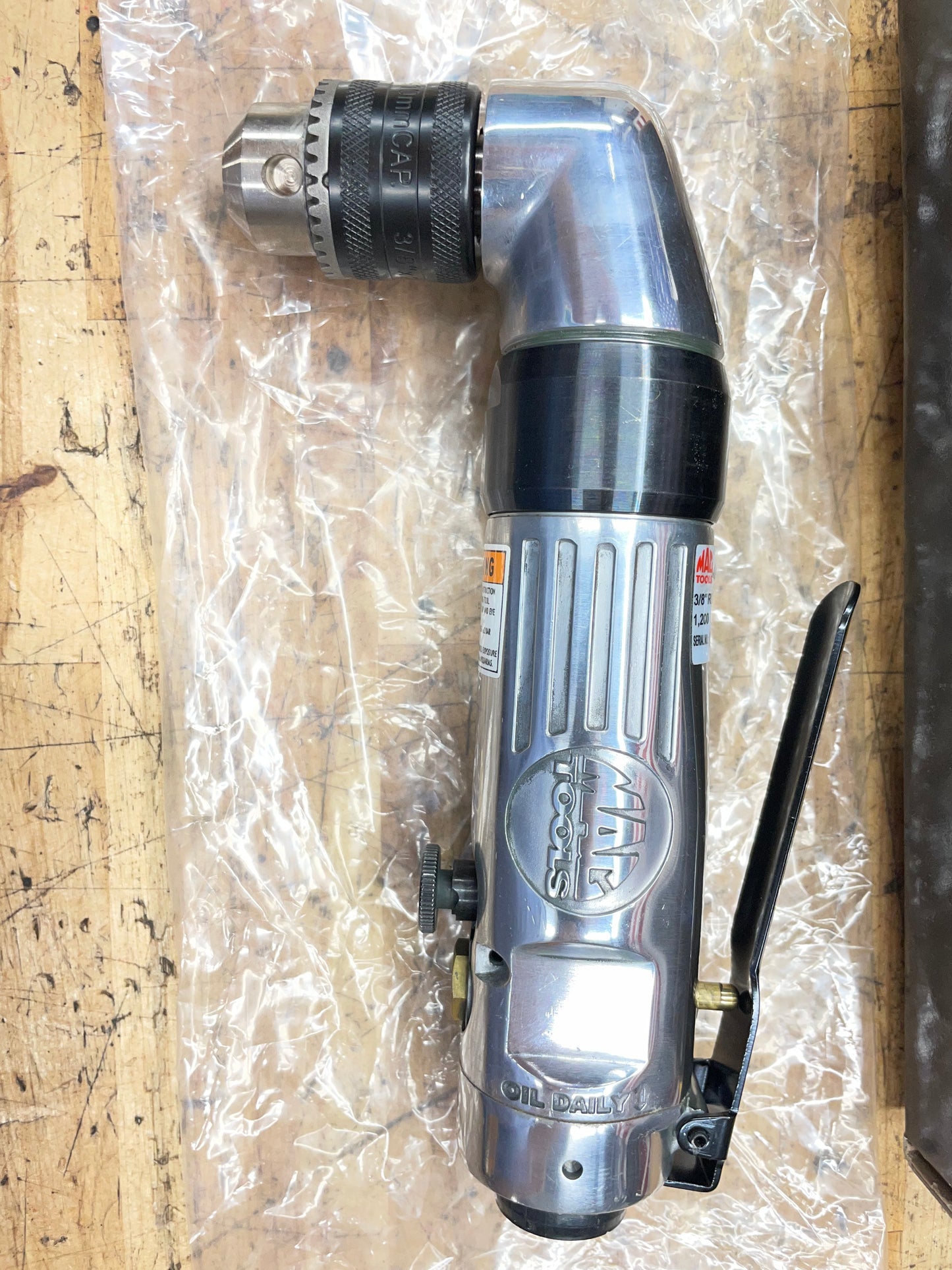 Mac Tools Right Angle Air Drill 3/8” BRAND NEW AD3800AH