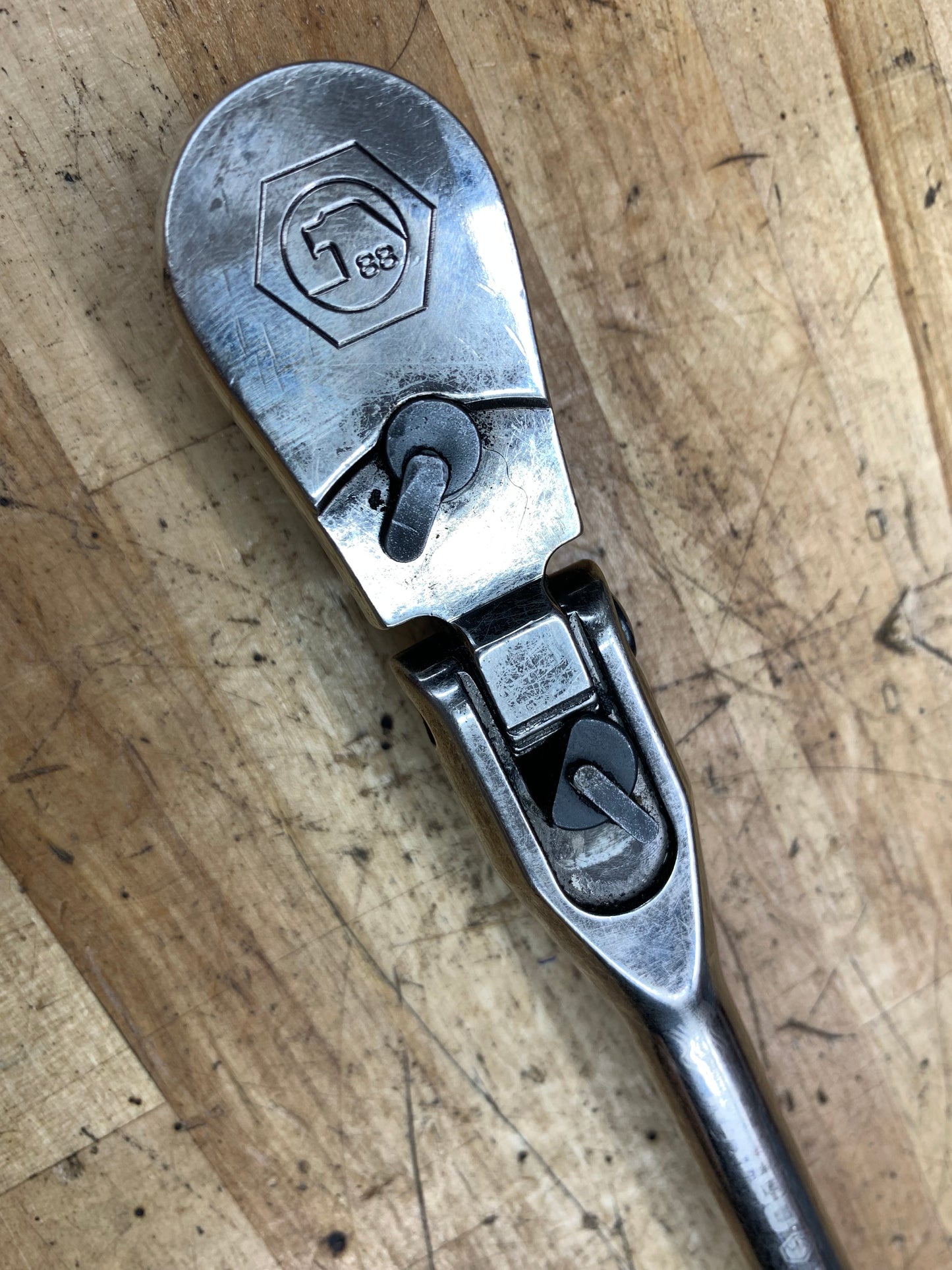 Matco 3/8" Locking Flex Head Ratchet 88 Fine Tooth Purple BFR128NLFx USA