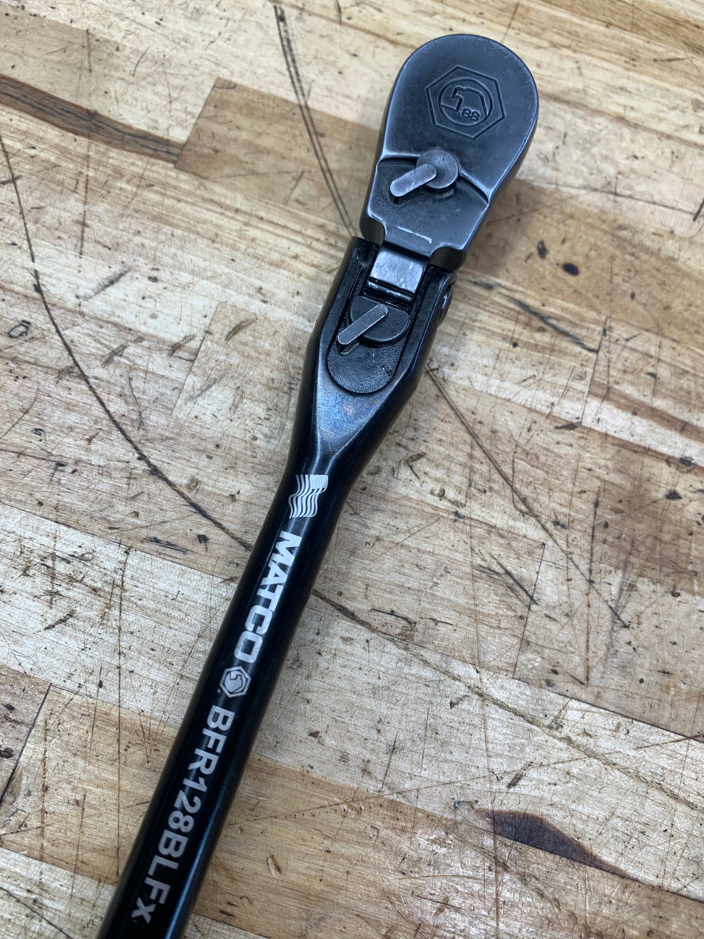 Matco 3/8” Locking Flex Head Ratchet 88 USA BFR128BLF