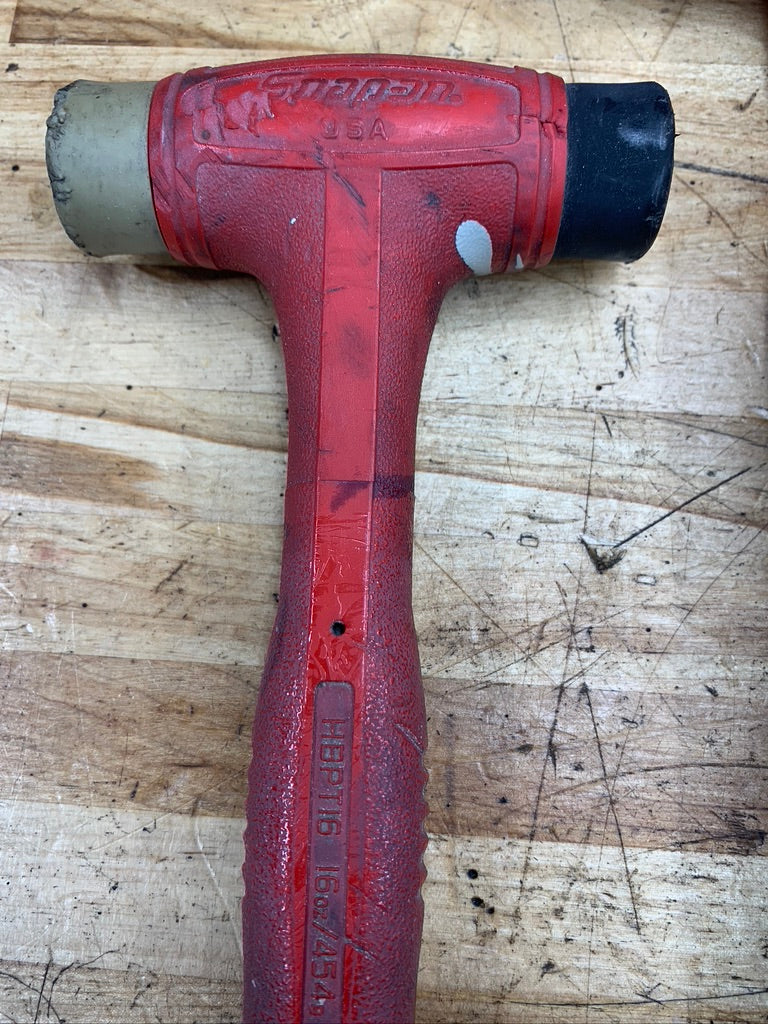 Snap On Plastic Tip Mallet and Deadblow Mallet Set 16oz/24oz