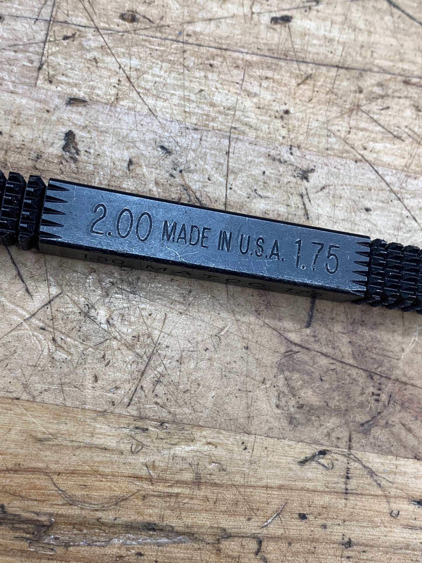 Matco Thread Restoring File Metric TRM8